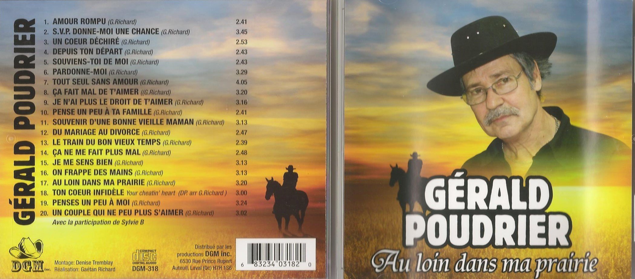 AU LOIN DANS MA PRAIRIE AVEC GERALD POUDRIER