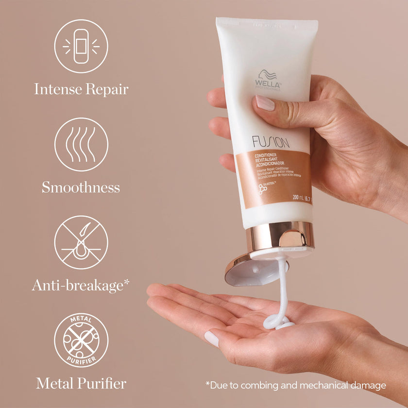 Wella Professionals Fusion Intense Repair Conditioner | For Damaged Hair| Hair Repair| Anti-Hair Breakage| 33.8 Fl Oz 🍁 All In One Marketplace Canada