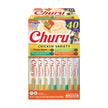 INABA Churu Cat Treats, Lickable, Squeezable Creamy Purée Cat Treat with Green Tea Extract & Taurine, 14 Grams Each Tube, 40 Tubes, Chicken Variety Box 🍁 All In One Marketplace Canada
