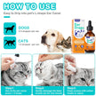 Kopmath Dog Ear Drops, Dog Ear Cleaner, Pet Ear Cleaning, Natural Solution for Dogs and Cats,60ml with Dropper 🍁 All In One Marketplace Canada