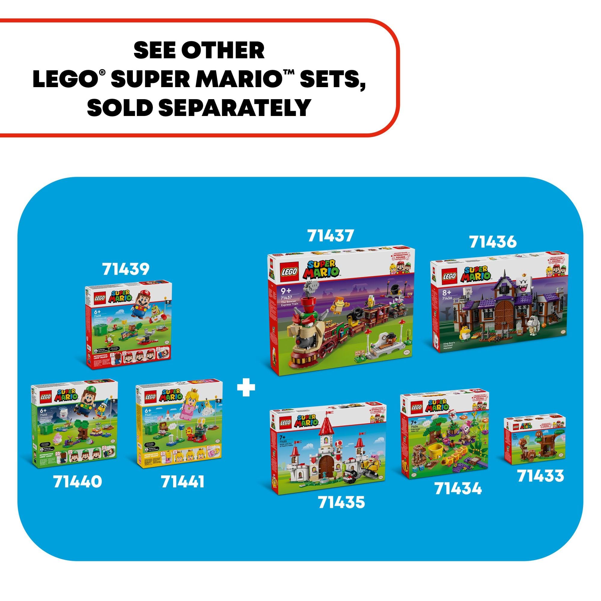 LEGO Super Mario Adventures with Interactive Peach Princess Toy, Super Mario Playset for Kids, Yellow Toad Figure, Nintendo Toy Gift for Girls, Boys and Any Gamers Ages 6 and Up, 71441 🍁 All In One Marketplace Canada