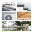 OFFO Bird Spikes with Stainless Steel Base, Durable Bird Repellent Spikes Arrow Pigeon Spikes Fence Kit for Deterring Small Bird, Crows and Woodpeckers, Covers 3.4 Feet(1.04m) 🍁 All In One Marketplace Canada