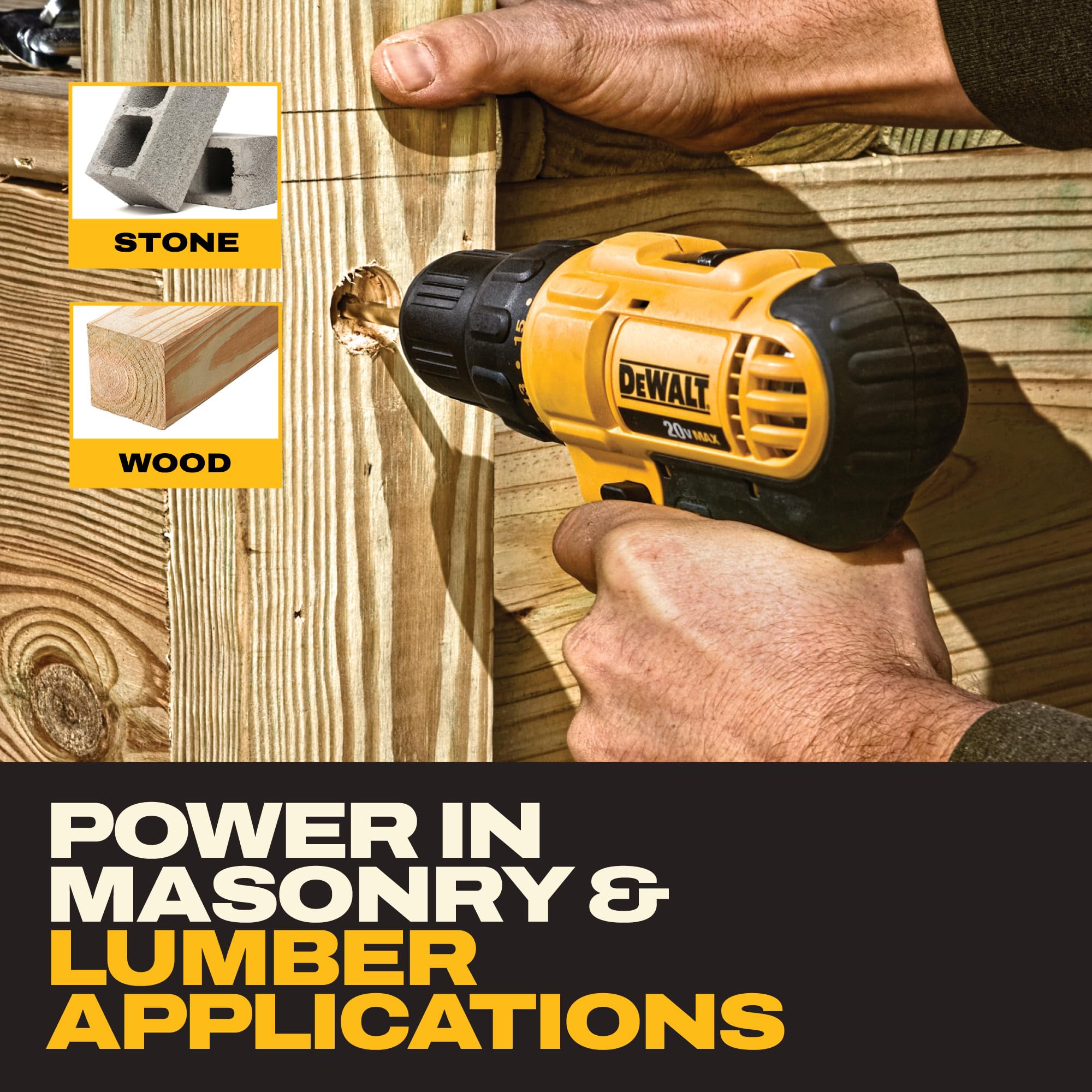 DEWALT 20V Max Cordless Drill Combo Kit, 2-Tool (DCK240C2),Yellow/Black Drill Driver/Impact Combo Kit 🍁 All In One Marketplace Canada