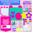 KRAFUN My First Sewing Kit for Kids Age 5+ Beginner Art & Craft, Includes 7 Easy Projects Dolls, Pillows, Bag, Instruction & Plush Felt Materials for Learn to Sew, Embroidery Skills 🍁 All In One Marketplace Canada
