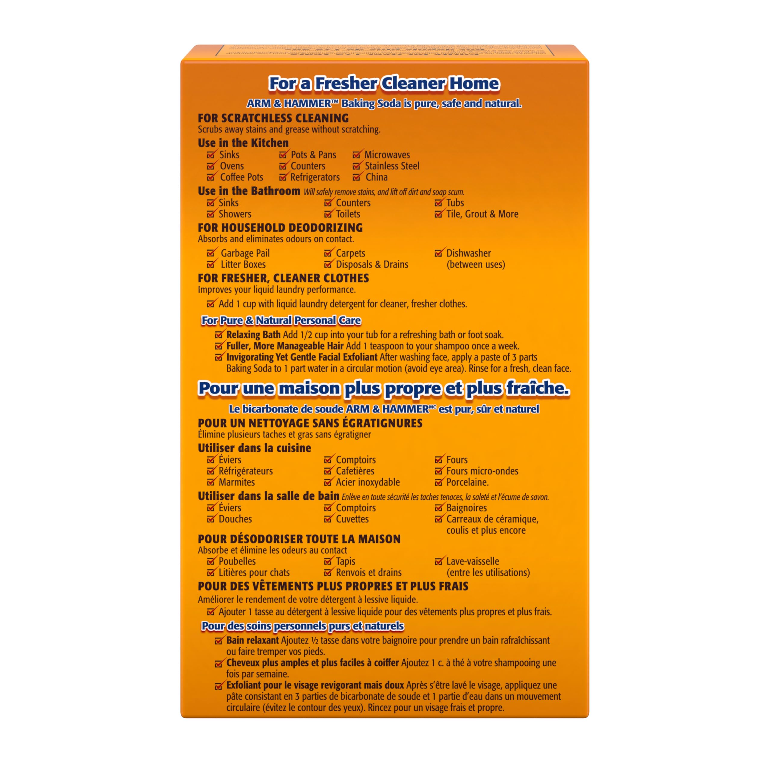 Arm & Hammer Pure Baking Soda – Multi-Purpose Cleaner, Natural Odour Eliminator & Baking Essential – Large Value Size – 2 kg (Pack of 1) 🍁 All In One Marketplace Canada
