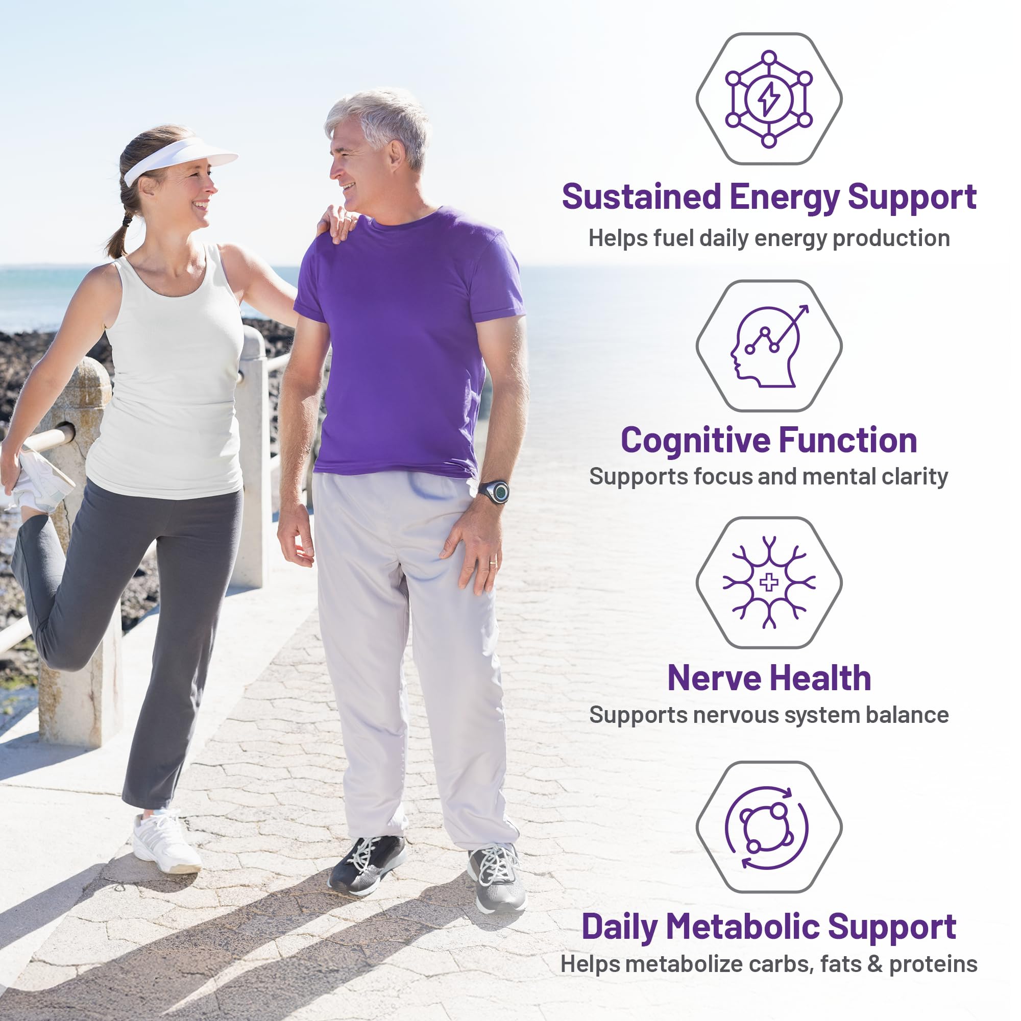 AOR Advanced B Complex Capsules, 180 Count 180-Day Supply - Full-Spectrum B Vitamin Blend with B1, B2, B3, B5, B6, B12, Inositol, Folic Acid & Biotin - Vegan, Non-GMO & Gluten-Free - Promotes Energy 🍁 All In One Marketplace Canada