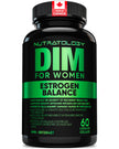 Nutratology® DIM Supplement For Women | Canadian-Made | Promotes Estrogen Balance & Metabolism - 200MG Per Capsule - Estrogen Supplements For Women | W/Black Pepper For Enhanced Absorption - 60 Caps 🍁 All In One Marketplace Canada