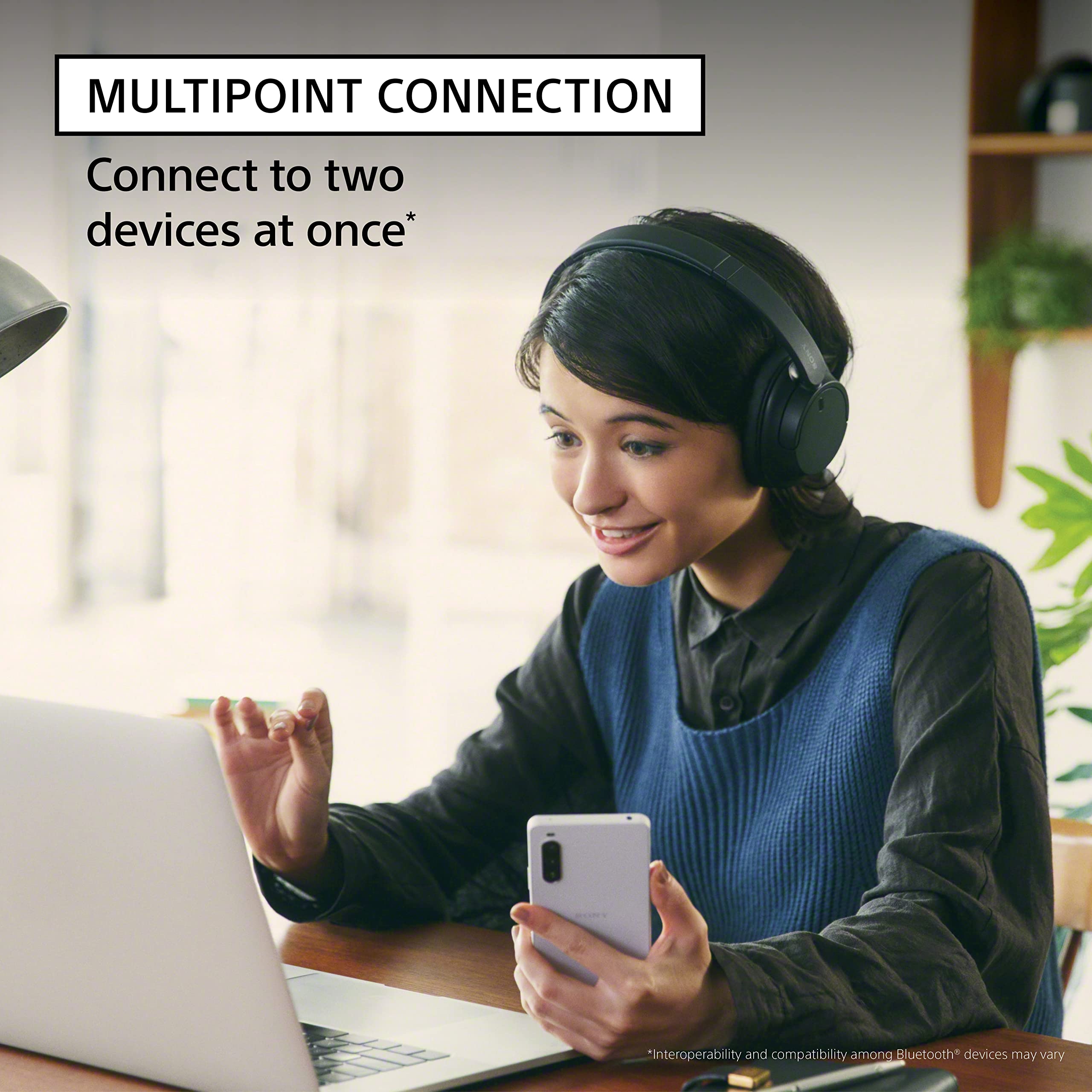 Sony WH-CH720N Noise Cancelling Wireless Headphones Bluetooth Over The Ear Headset with Microphone and Alexa Voice Control, Black 🍁 All In One Marketplace Canada