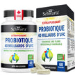 Probiotic 40 Billion CFU - Synbiotics Gut Health - Proudly Canadian Made - Bloating Relief & Digestive Health Support - Guaranteed Potency Probiotics for Men & Women - Shelf Stable, Non-GMO, 60ct 🍁 All In One Marketplace Canada
