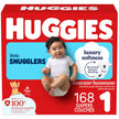 HUGGIES Little Snugglers Baby Diapers, Size 1, 168 Ct 🍁 All In One Marketplace Canada