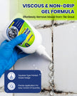 Mould Remover Gel - Household Washing Machine Cleaner, Tile Grout Cleaner with Brush, Mildew Stain Remover for Washer Rubber, Shower, Bathroom, Bathtub Caulk, Kitchen Sink, Fridge Seal, Wall - 8 Fl Oz 🍁 All In One Marketplace Canada