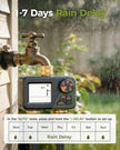 Diivoo 2 Zone Water Timer for Garden Hose, Programmable Sprinkler Hose Timer with Brass Inlet & Outlet, IP66 Waterproof, Rain Delay & Manual Mode for Irrigation, Lawn, Yard 🍁 All In One Marketplace Canada