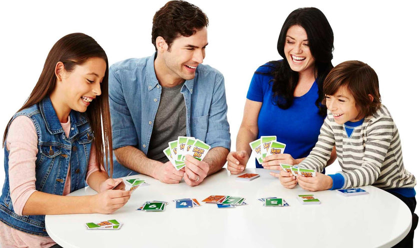 Mattel Games Skip Bo Card Game in Decorative Tin with 162 Cards, Sequencing Family Game for 2 to 6 Players, Kids Ages 7 Years & Older 🍁 All In One Marketplace Canada