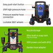 Westinghouse ePX3500 Electric Pressure Washer, 2500 Max PSI 1.76 Max GPM with Anti-Tipping Technology, Onboard Soap Tank, Pro-Style Steel Wand, 5-Nozzle Set, for Cars/Fences/Driveways/Home/Patios 🍁 All In One Marketplace Canada