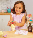 Little Tikes Creative Chefs Ice Cream Kit with Special Make-It! Mix Play Sand, 20 Accessories, Realistic Pretend Play Set, for Boys and Girls, Ages 3+ 🍁 All In One Marketplace Canada