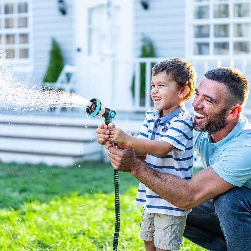 Expandable Garden Hose, Water Hose 100ft with 10 Function Nozzle, Flexible Hose with 3/4