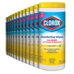 Clorox Disinfecting Wipes, Crisp Lemon, Kills 99.99% of Viruses & Bacteria, Multi-Pack of 12 - (12 x 35) 420 Wipes 🍁 All In One Marketplace Canada