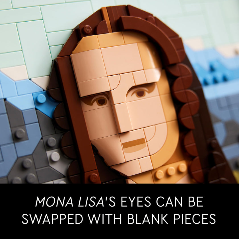 LEGO Art Mona Lisa Building Set - Leonardo da Vinci Wall Display, Ages 18+ - DIY Crafts for Men, Women - Great for Puzzle and Art Lovers - Birthday Gift Idea - Includes Detachable Frame - 31213 🍁 All In One Marketplace Canada
