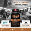 Nutratology® Maca for Men | Canadian Made | Helps Increase Stamina & Energy | Formulated with a 6:1 Extract & 33:1 Fenugreek Extract | Maca Root With Fenugreek Supplement for Men | 60 Capsules 🍁 All In One Marketplace Canada