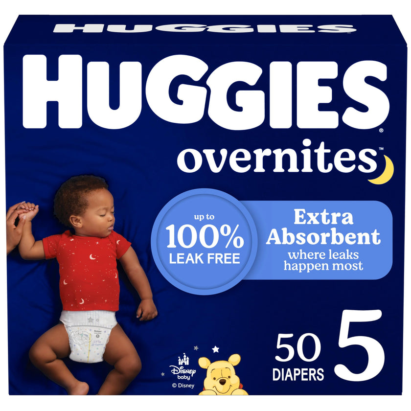 Huggies Overnites Size 5 Overnight Diapers (27+ lbs), 50 Ct 🍁 All In One Marketplace Canada
