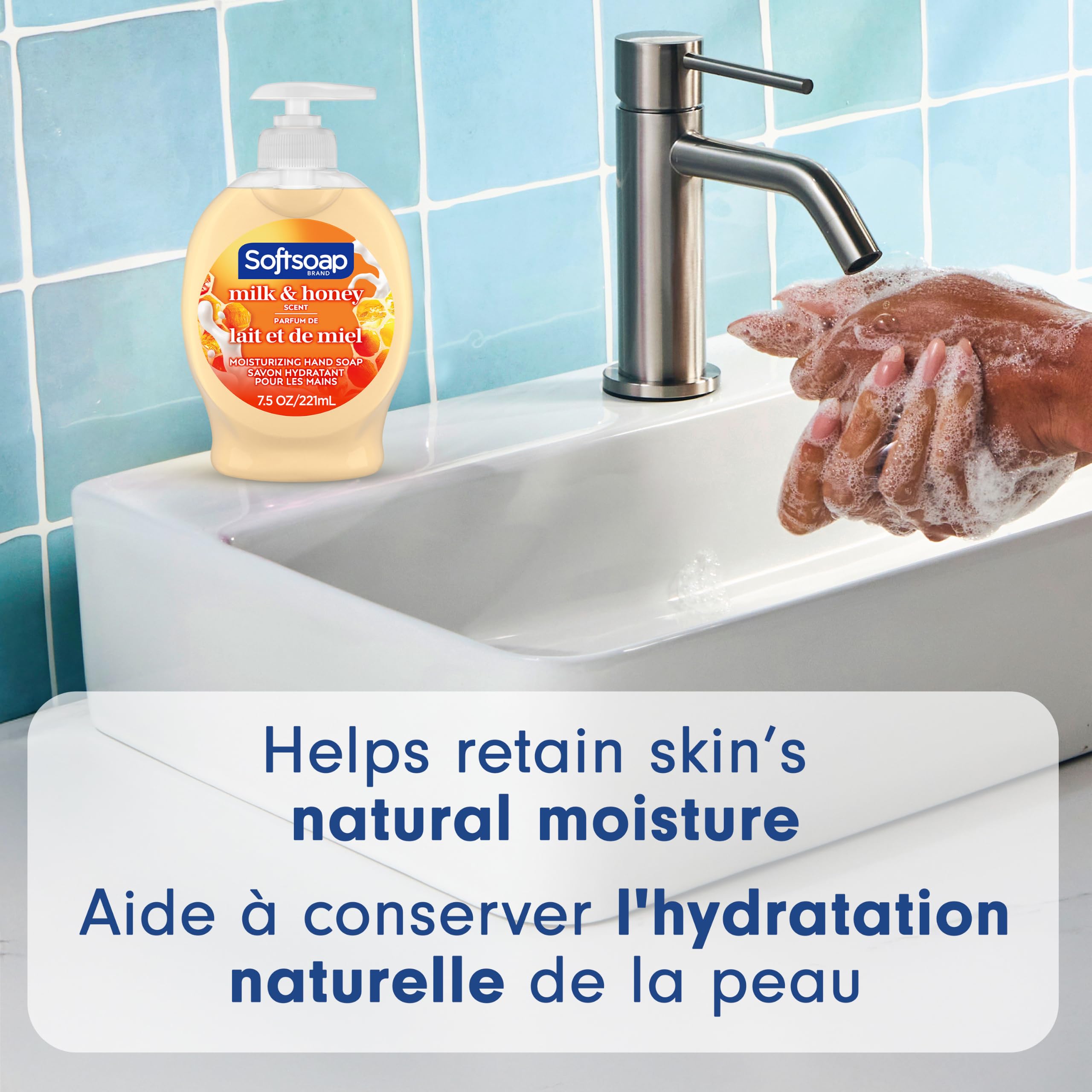Softsoap Liquid Hand Soap, Milk and Honey Scent, 221 mL 🍁 All In One Marketplace Canada