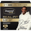Depend Real Fit Adult Incontinence Underwear for Men, Maximum Absorbency, S/M, Black, 56 Count 🍁 All In One Marketplace Canada