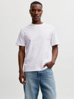 JACK & JONES Men's Regular Fit T-Shirt JJEORGANIC Basic TEE SS O-Neck NOOS White Large 🍁 All In One Marketplace Canada