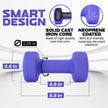 Yes4All Dumbbell Neoprene, poids et haltere, Weight Set, Hand Weights for Women, Dumbbells Pair, Free Weights (M. Purple - 20lbs) 🍁 All In One Marketplace Canada