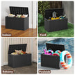 Ceecysaa 45 Gallon Deck Box Outdoor, Waterproof Storage Box, Black 🍁 All In One Marketplace Canada