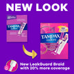 Tampax Radiant Tampons Multipack, with LeakGuard Braid, Regular/Super Absorbency, Unscented, 84 Count 🍁 All In One Marketplace Canada
