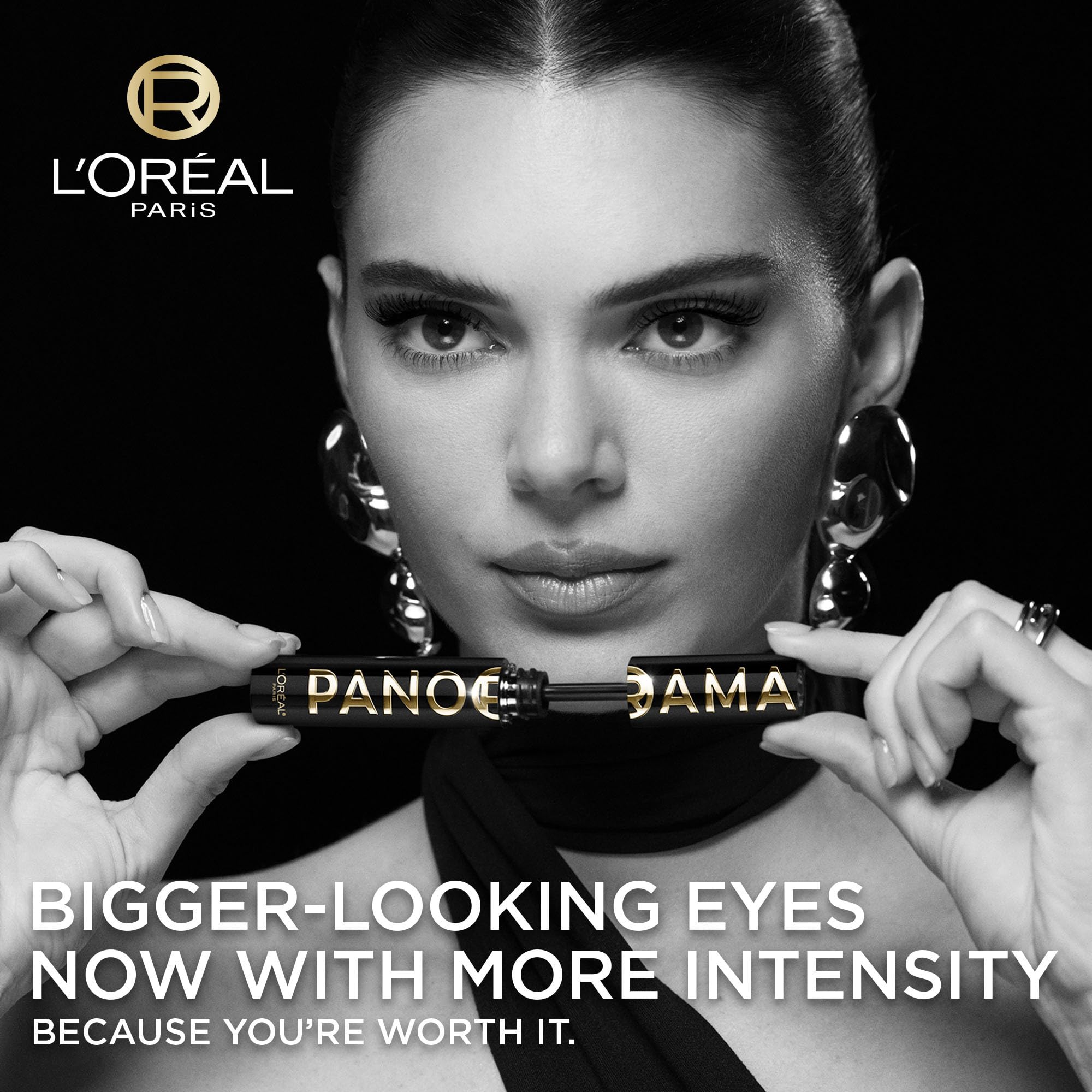 L'Oréal Paris Voluminous Panorama Mascara, Volumizing and Lengthening Mascara, Longwear, Smudge-Resistant and Washable, All Night Black, 0.33 Fl Oz (Pack of 1) 🍁 All In One Marketplace Canada