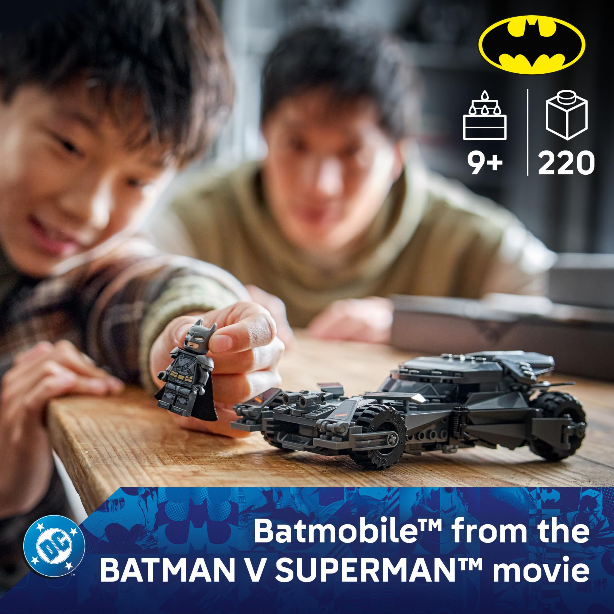 LEGO DC Batman: Batman v Superman Batmobile Building Blocks Set - Super Hero Toy for Kids, Boys & Girls, Ages 9+ - with Armored Minifigure & Golden Coin - Gift Idea for Birthdays - 76331 🍁 All In One Marketplace Canada