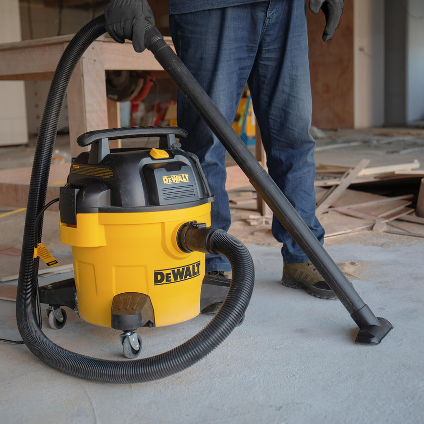 DEWALT DXV06P 4 Peak HP Shop Vacuums, 6 Gallon Poly Wet/Dry Vac, Heavy-Duty Shop Vacuum with Blower Function Yellow+Black 🍁 All In One Marketplace Canada