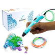 SCRIB3D P1 3D Printing Pen with Display - Includes 3D Pen, 3 Starter Colors of PLA Filament, Stencil Book + Project Guide, and Power Adapter 🍁 All In One Marketplace Canada