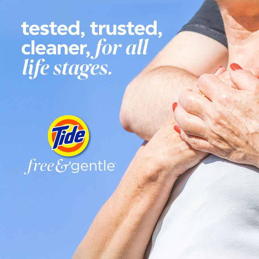 Tide PODS Free & Gentle Liquid Laundry Detergent Pacs, HE Compatible and Coldwater Clean, 76 Count 🍁 All In One Marketplace Canada