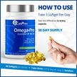 CanPrev Omega-Pro Essential HP 40/20, 90 Softgels 30-Day Supply - 1000mg Wild Deep-Sea Fish Oil, Omega-3 EPA & DHA Formula, Molecular Distilled with Vitamin E, Supports Heart, Brain, Joint, Eye & Skin 🍁 All In One Marketplace Canada