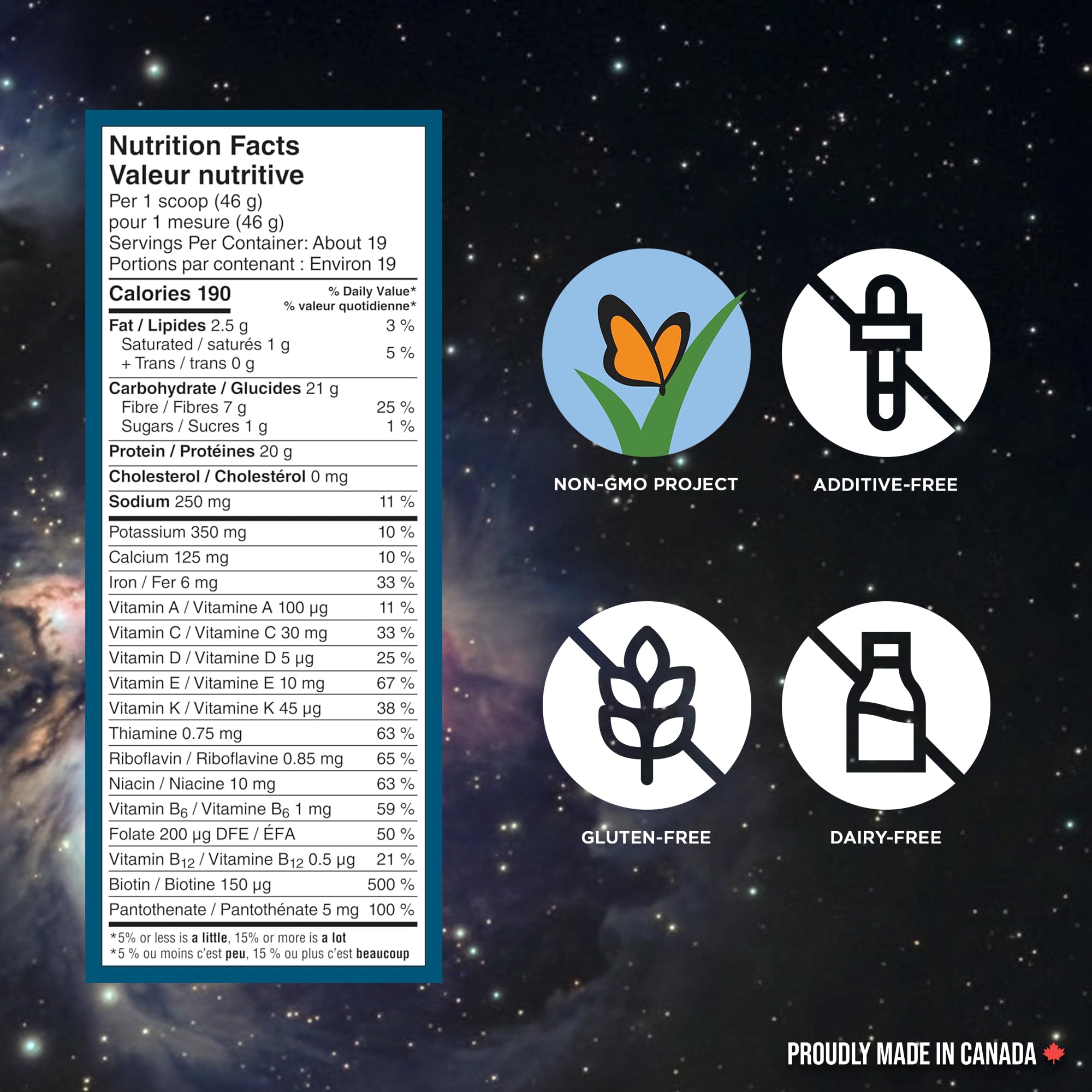 Vega Premium All-in-One Nutrition Protein Powder – 20g Plant-Based Vegan Protein, Vitamins & Probiotics, Chocolate, 876g (19 Servings) 🍁 All In One Marketplace Canada