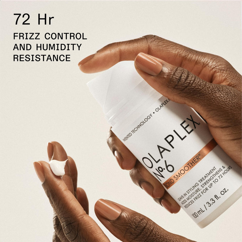 Olaplex N°.6 Bond Smoother: Leave-In Styling Treatment | Smooths, Conditions, & Strengthens | Frizz Control for Up to 72 Hours | For Coily, Curly, Straight, and Wavy, 100 mL / 3.3 Fl Oz 🍁 All In One Marketplace Canada