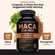 Nutratology® Maca for Men | Canadian Made | Helps Increase Stamina & Energy | Formulated with a 6:1 Extract & 33:1 Fenugreek Extract | Maca Root With Fenugreek Supplement for Men | 60 Capsules 🍁 All In One Marketplace Canada