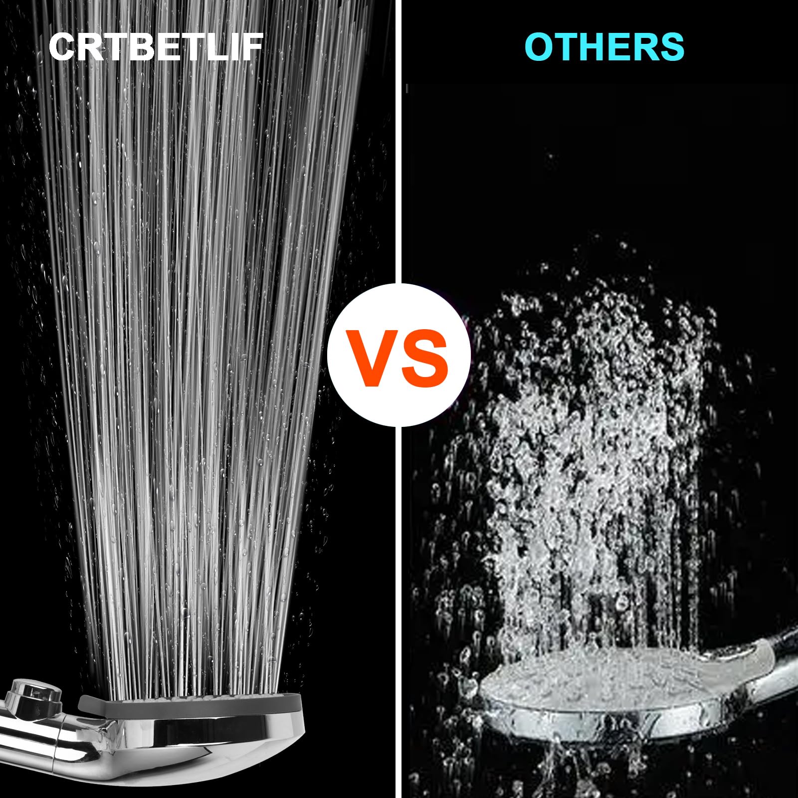 RV Shower Head with Hose, High Pressure 5 Mode Shower Head Replacement, Shower Head for RV/Campers, Travel Trailer, Motorhome for Water Saving, Handheld Shower Head Holder and Hose, On Off Switch 🍁 All In One Marketplace Canada
