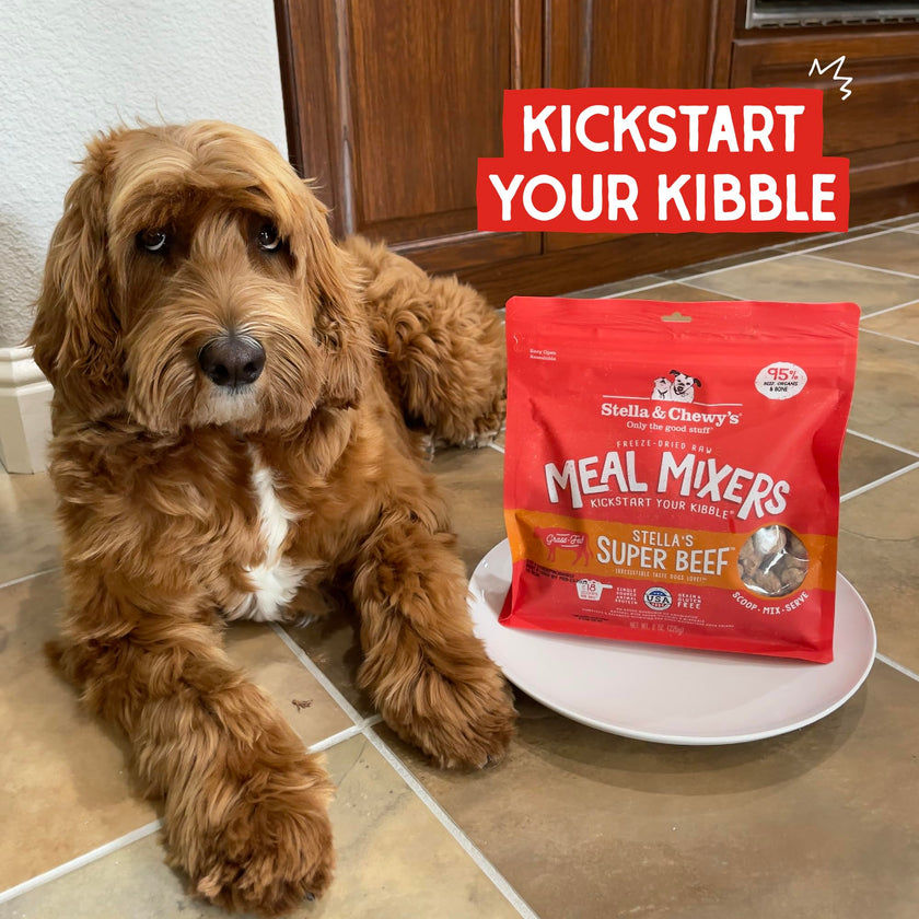 Stella & Chewy’s Freeze Dried Raw Super Beef Meal Mixer – Dog Food Topper for Small & Large Breeds – Grain Free, Protein Rich Recipe – 510g Bag 🍁 All In One Marketplace Canada