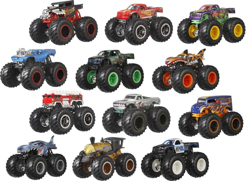 Hot Wheels Monster Trucks 1:64 Scale Die-Cast Ultimate Chaos 12 Pack Toy Vehicles for Kids Ages 3 years and older 🍁 All In One Marketplace Canada