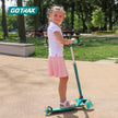 Gotrax KS1 Kids Kick Scooter, LED Lighted Wheels and 3 Adjustable Height Handlebars, Lean-to-Steer & Widen Anti-Slip Deck, 3 Wheel Scooter for Boys & Girls Ages 3+ and up to 100 Lbs (Green) 🍁 All In One Marketplace Canada