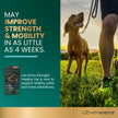VETRISCIENCE Glycoflex Clinically Proven Hip and Joint Supplement with Glucosamine for Dogs, Chicken, 60 Chews - Vet Recommended Mobility Support Supplement with DMG, MSM, and Perna 🍁 All In One Marketplace Canada