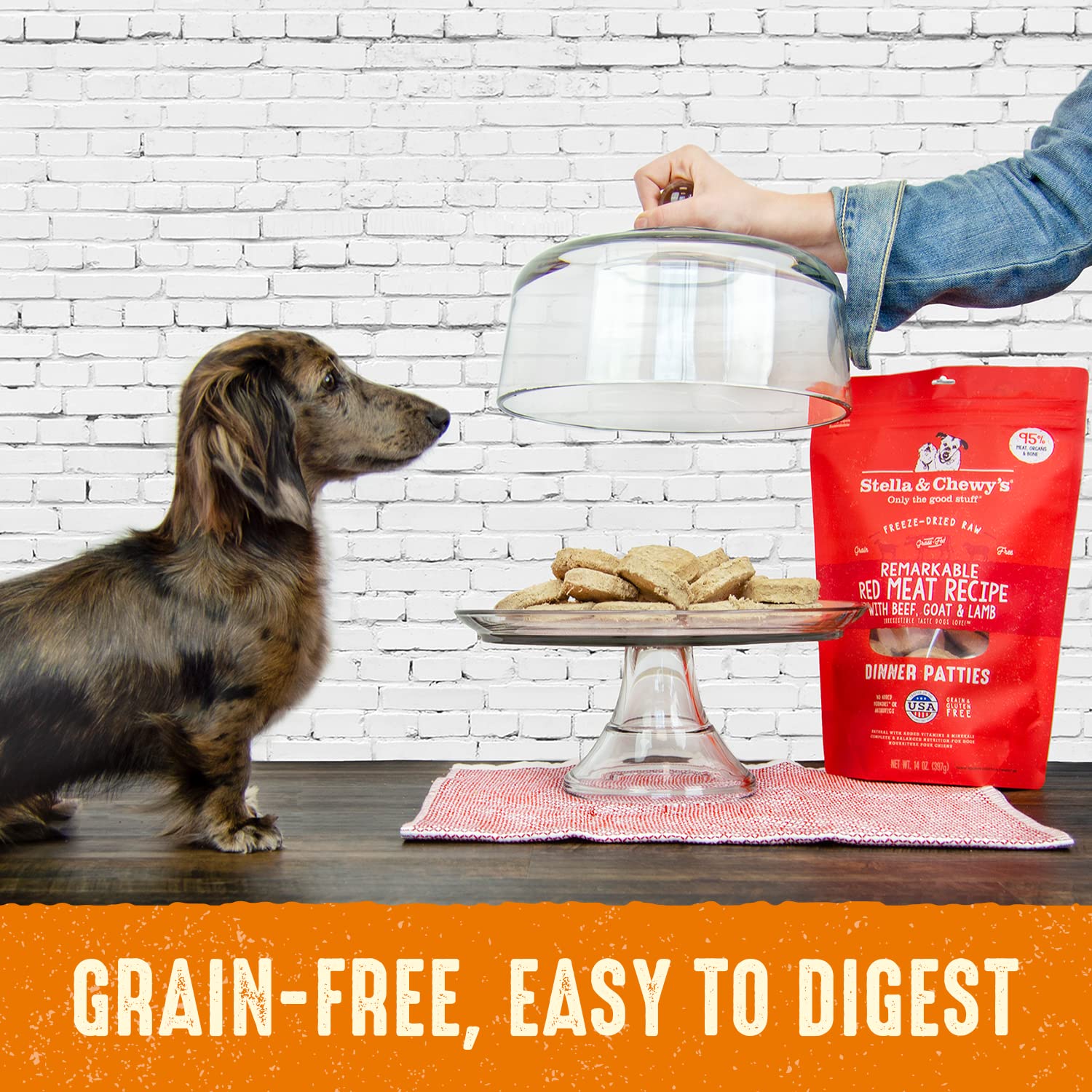 Stella & Chewy’s Freeze Dried Raw Dinner Patties – Grain Free Dog Food, Protein Rich Stella’s Super Beef Recipe – 708g Bag 🍁 All In One Marketplace Canada