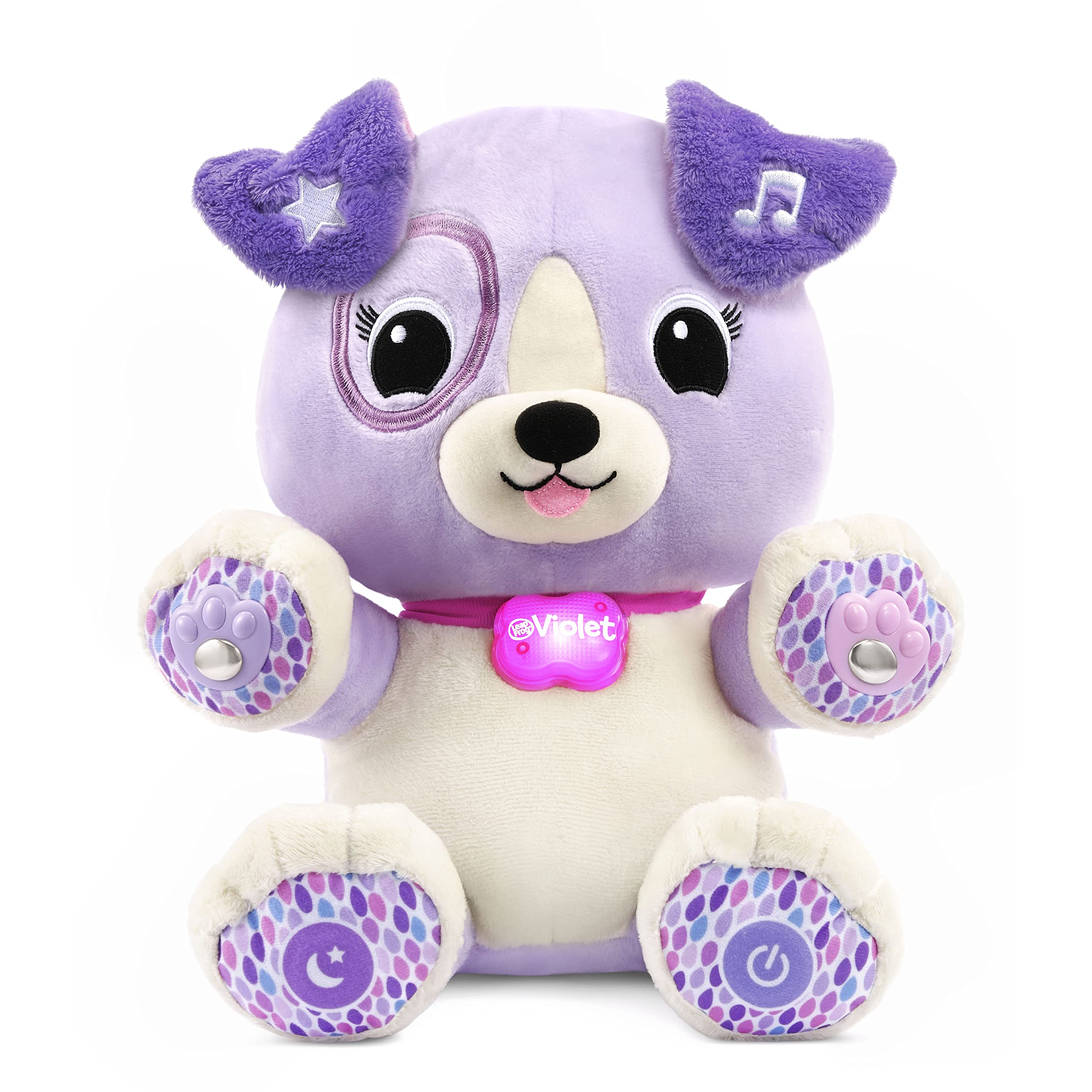 LeapFrog My Pal Violet Smarty Paws, Infant Plush Toy with Personalization, Music and lullabies, Learning Content for Baby to Toddler, English Version 🍁 All In One Marketplace Canada
