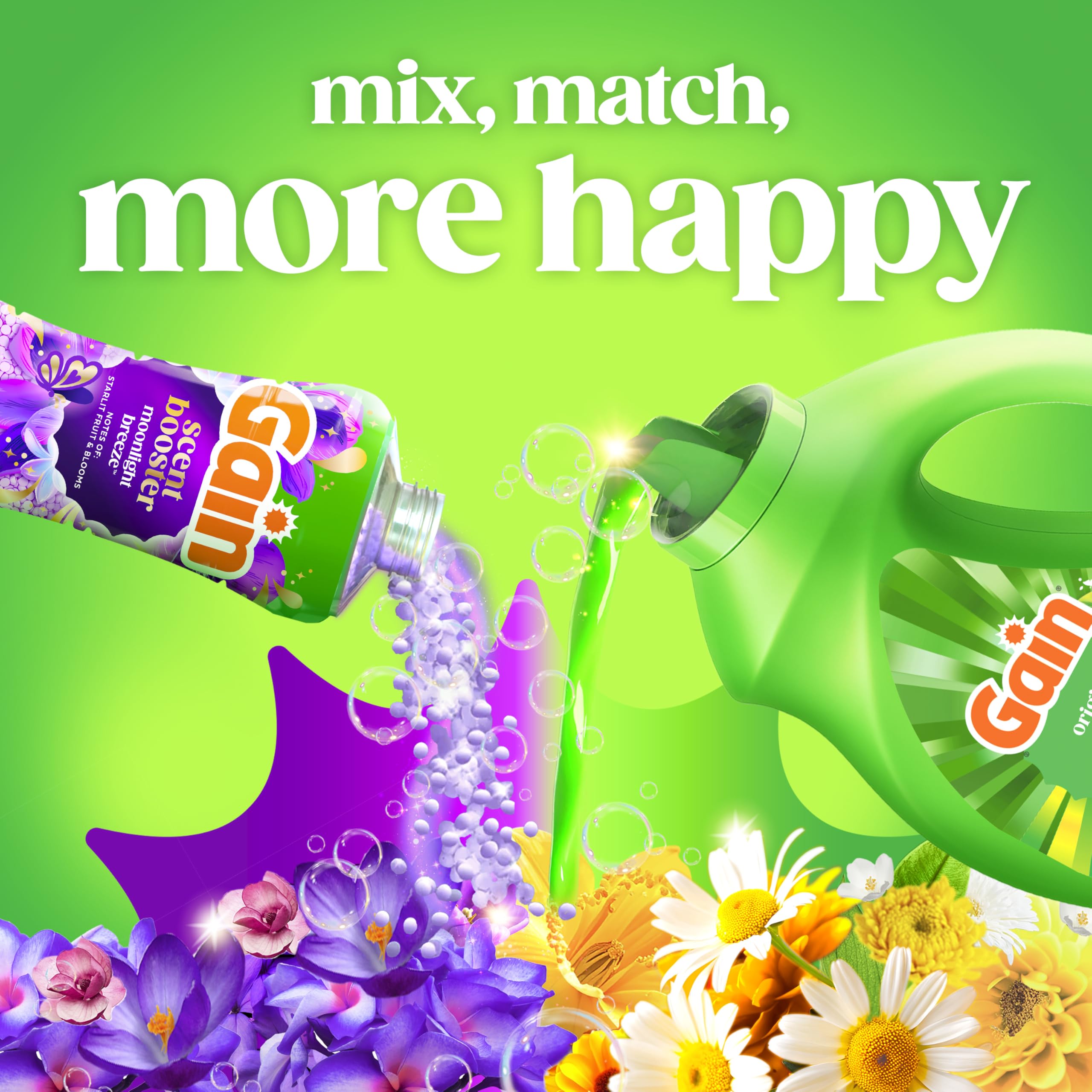 Gain Aroma Boost Liquid Laundry Detergent, Original Scent, HE Compatible, 107 Loads, 4.55L 🍁 All In One Marketplace Canada