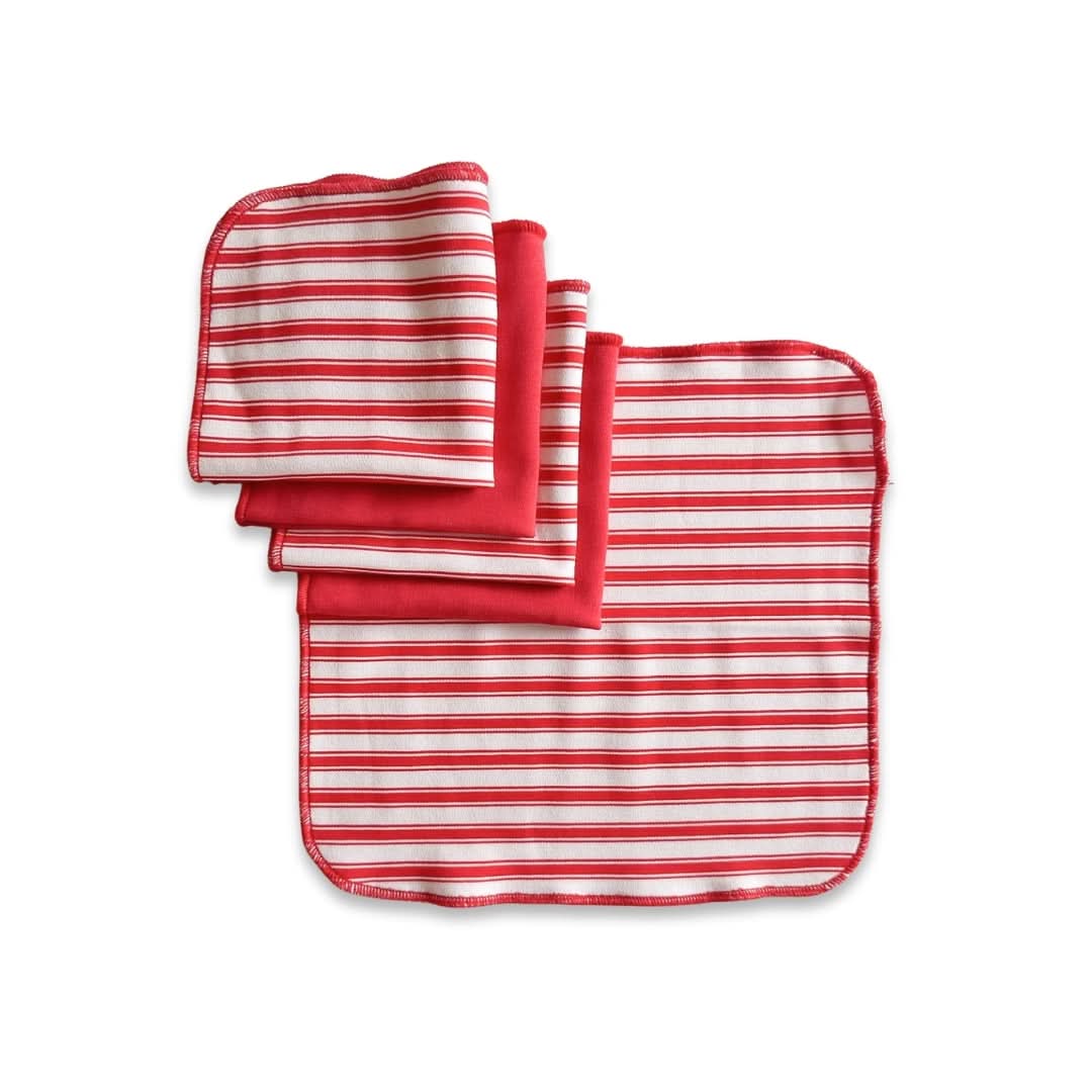 Bamboo Baby Washcloths (Pack Of 5) | Market Veggies