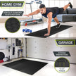ProsourceFit Exercise Puzzle Mat 1/2-inch, EVA Interlocking Foam Floor Tiles for Home Gym, Workout Equipment, Kids Play Areas, Black, 24 SQ FT - 6 Tiles 🍁 All In One Marketplace Canada