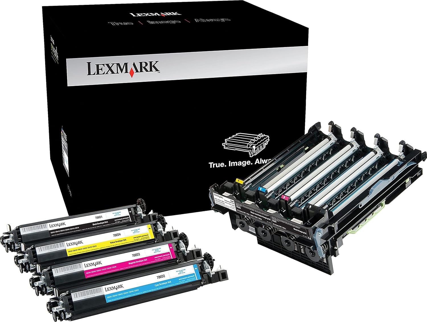 Lexmark 700Z5 Black and Colour Imaging Kit (70C0Z50)